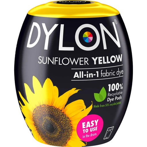 Dylon All in 1 Fabric Dye Sunflower Yellow