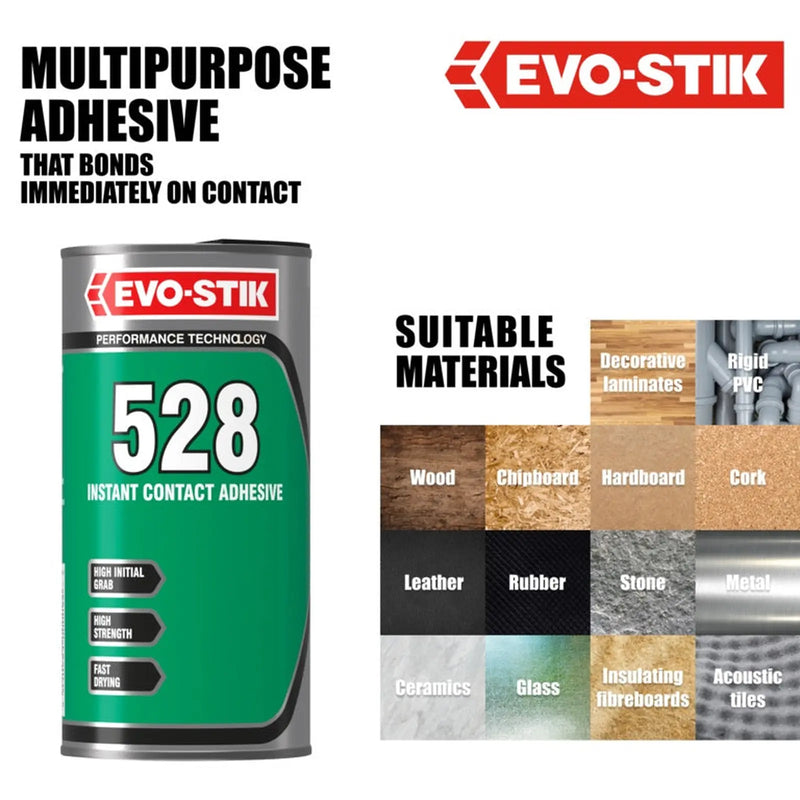Evo-Stik 528 Contact Adhesive 1L