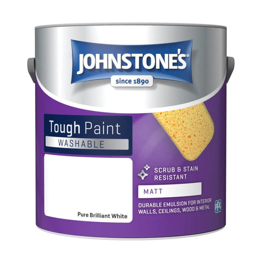 Johnstone's Washable Matt 2.5L Brilliant White