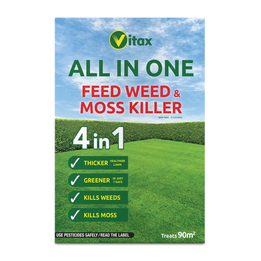 Vitax All In One Feed Weed & Moss Killer 90sqm Box