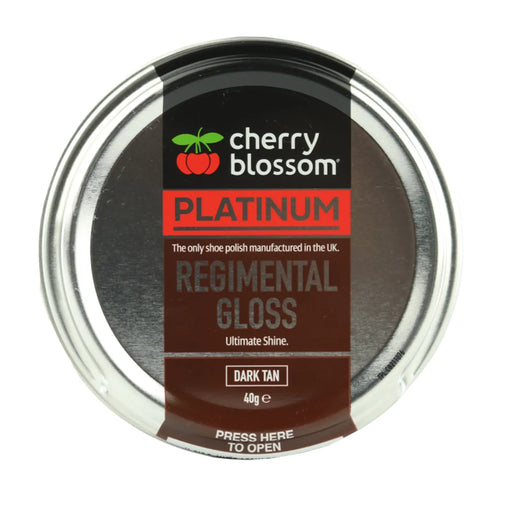 Cherry Blossom Regimental Gloss Dark Tan 40g