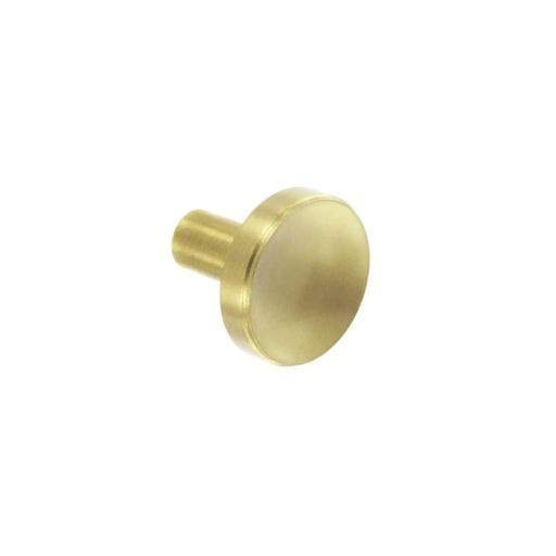 Smiths Architectural Solid Brass Disc Knob 32mm Satin Brass