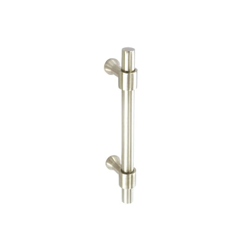 Smiths Architectural Brass Shouldered Handle 96mm Satin Nickel
