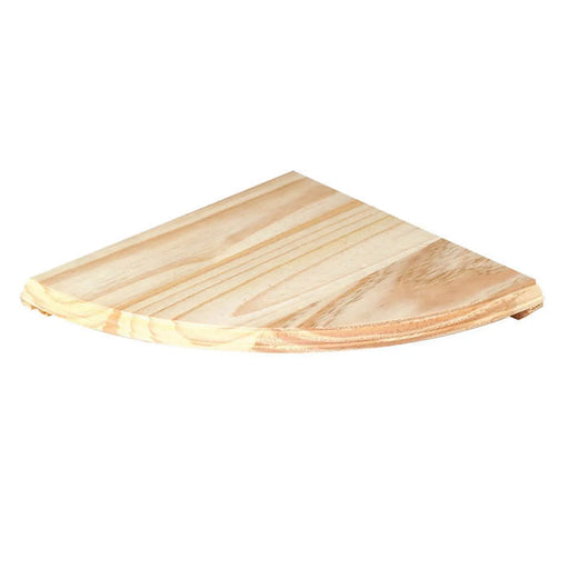 Core Natural Wood Corner Shelf Kit 380mm