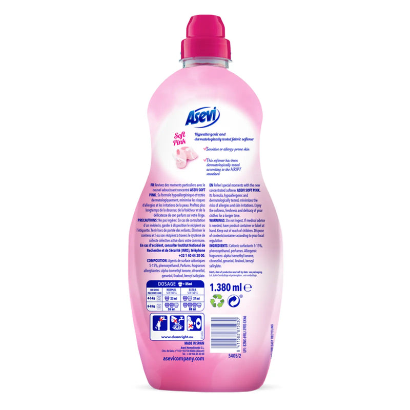 Asevi Fabric Softener 1.5L Pink