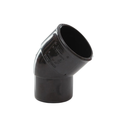 Davant Solvent Weld Spigot 45° Bend Black 40mm