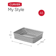 Curver My Style A5 Basket Grey