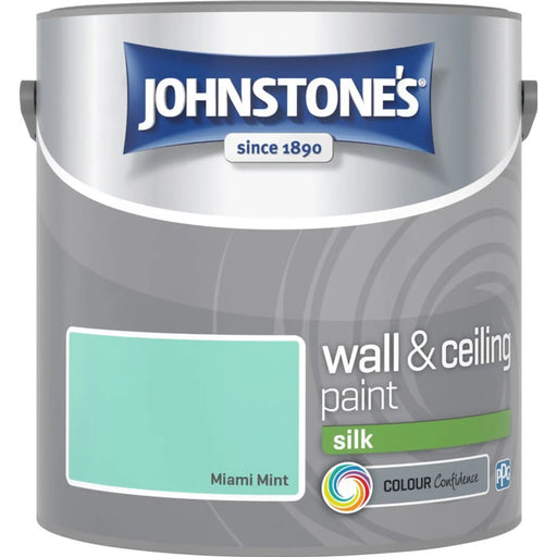 Johnstone's Wall & Ceiling Silk 2.5L Miami Mint
