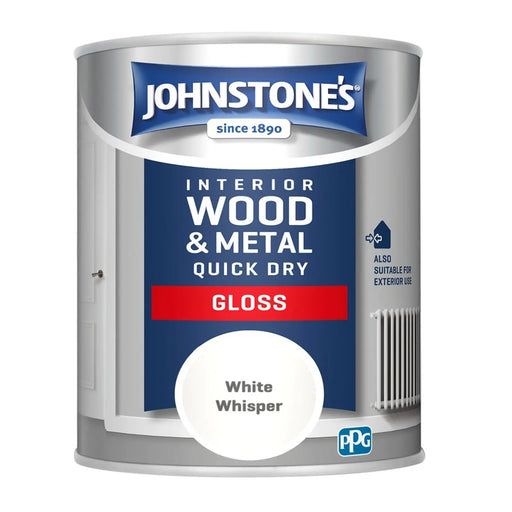 Johnstone's Quick Dry Gloss 750ml White Whisper