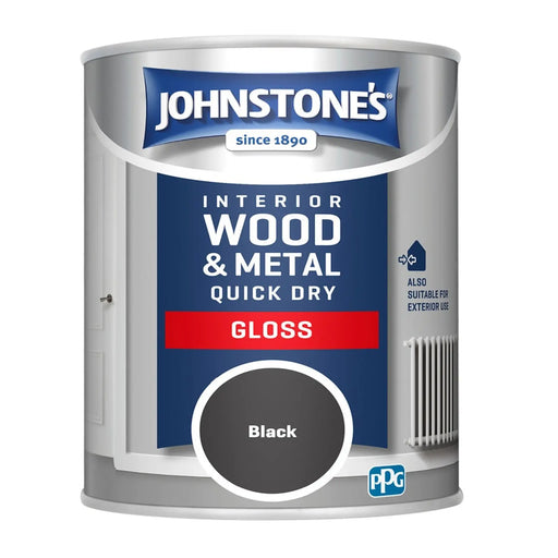 Johnstone's Quick Dry Gloss 750ml Black
