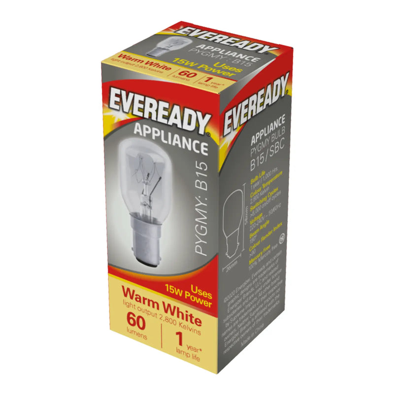 Eveready Pygmy 15W SBC Clear Pack 10