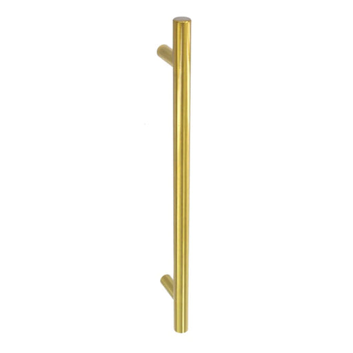 Securit Plain Bar Handle Satin Brass 96mm