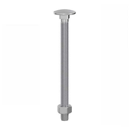 Securpak Carriage Bolt Zp M6x75mm 3 Pack