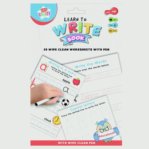 Stax I G Design Wipe Clean Learn To Write Book