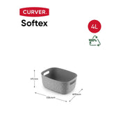 Curver Softex Basket Taupe Small 4L