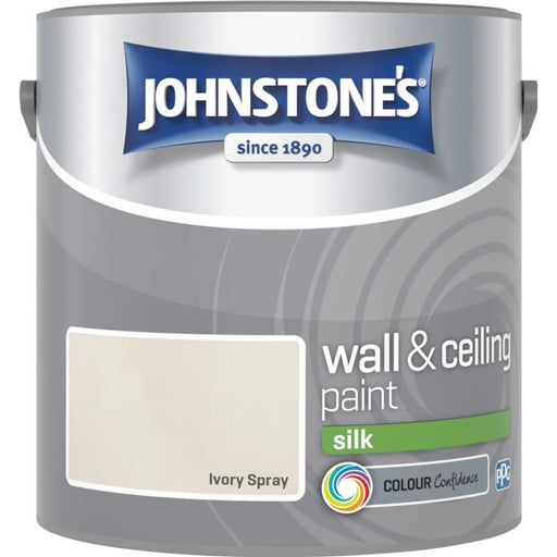 Johnstone's Wall & Ceiling Silk 2.5L Ivory Spray