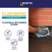 Bostik Flashband Original with Primer 3.75m x 75mm