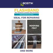 Bostik Flashband Original with Primer 3.75m x 75mm