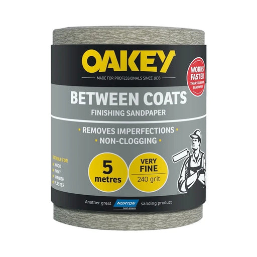 Norton Oakey Between Coats Rolls - 5m x 115mm 240g