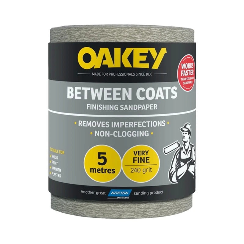 Norton Oakey Between Coats Rolls - 5m x 115mm 240g