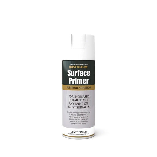 Rustoleum Surface Primer Aerosol 400ml White Matt