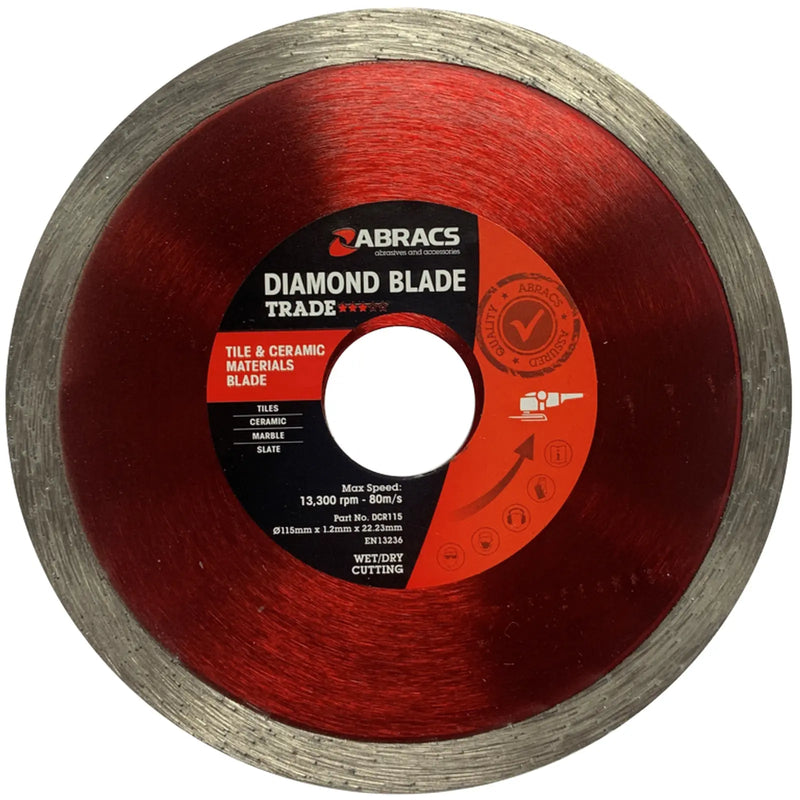 Abracs Tile & Ceramic Diamond Blade 115mm x 7mm x 22.23mm