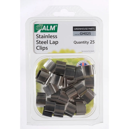 ALM Sprung Glazing Lap Clips Stainless Steel
