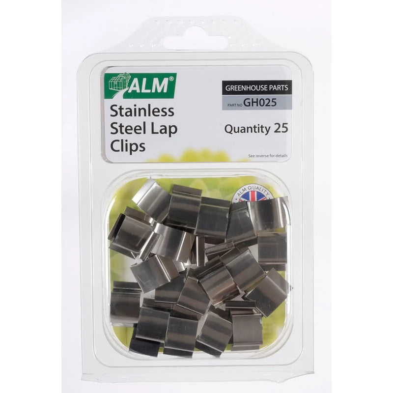 ALM Sprung Glazing Lap Clips Stainless Steel