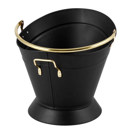 Stax Hearth & Home Waterloo Coal Bucket Black & Brass