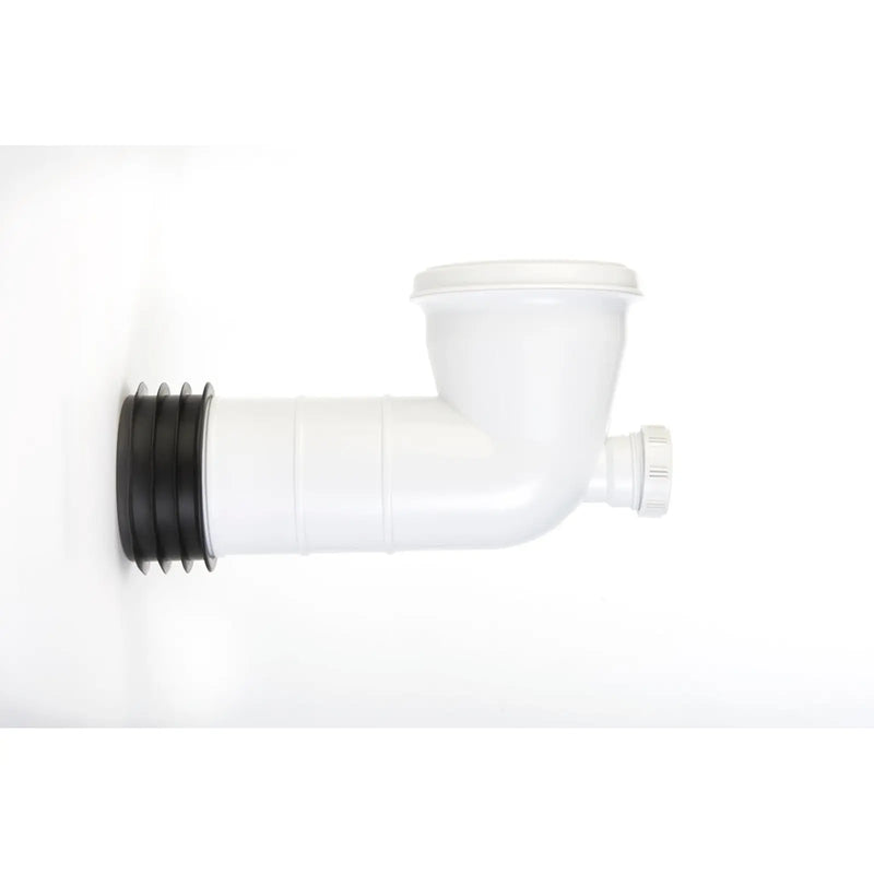 Make WC Pan Connector With Access Hole & 90 Degree Bend