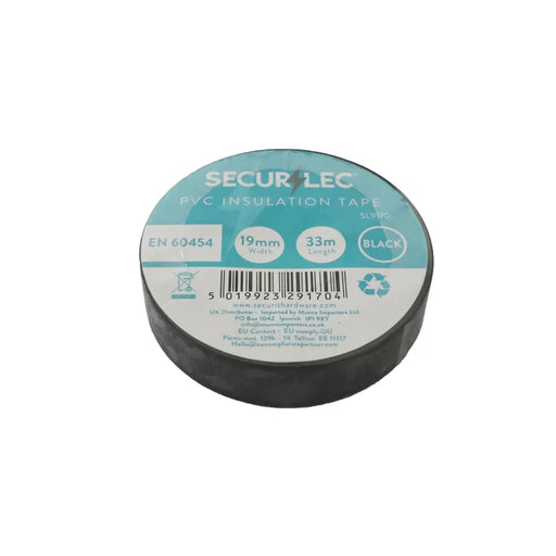 Securlec PVC Insulating Tape Black 33 x 19