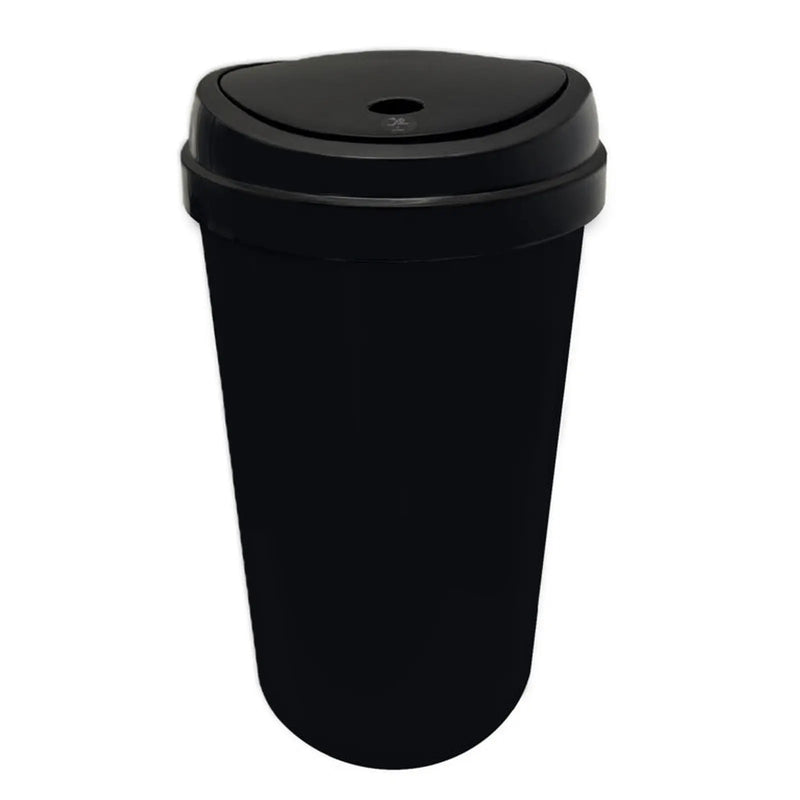 TML Touch Top Bin Black 50L