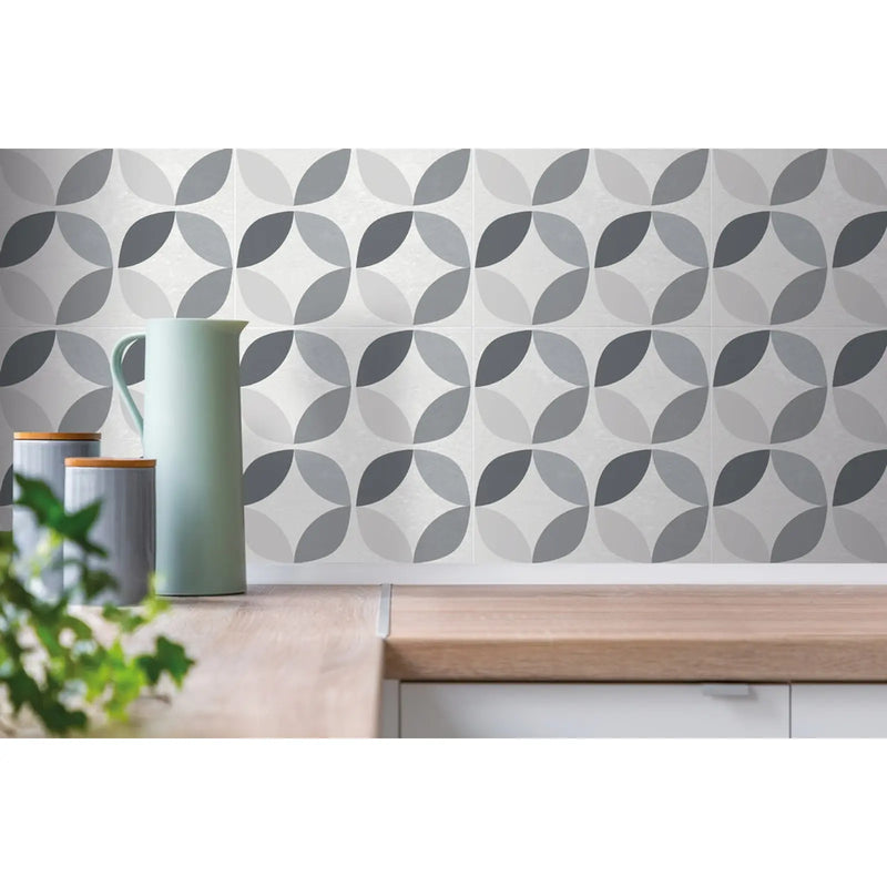 Stax d-c-fix® Self Adhesive Wall Tiles 6 Piece 0.53sq Geometric Style