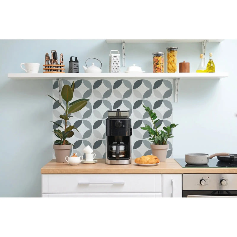 Stax d-c-fix® Self Adhesive Wall Tiles 6 Piece 0.53sq Geometric Style