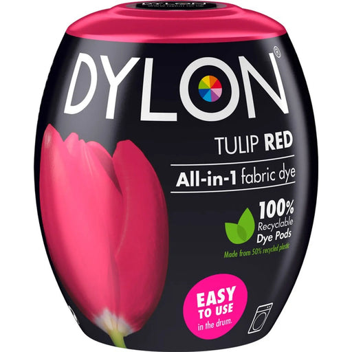 Dylon All in 1 Fabric Dye Tulip Red