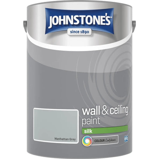Johnstone's Wall & Ceiling Silk 5L Manhattan Grey