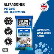 Ultragrime Life Pet Care Cloth Wipes XXL 40 Pack