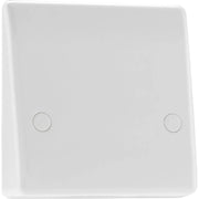 BG White Nexus Cooker Flex Outlet Plate 45amp