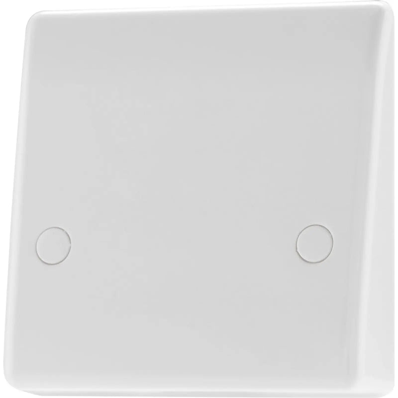 BG White Nexus Cooker Flex Outlet Plate 45amp