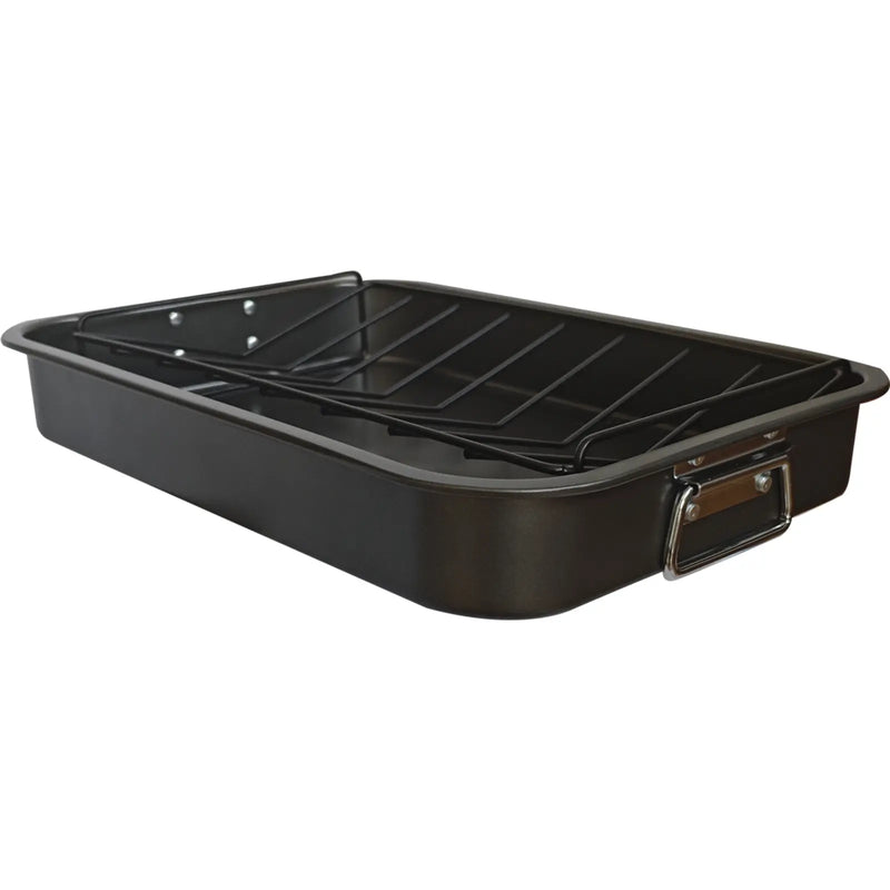 Basiks Non Stick Roaster & Rack 13"