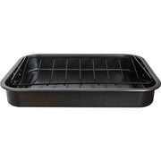 Basiks Non Stick Roaster & Rack 13"