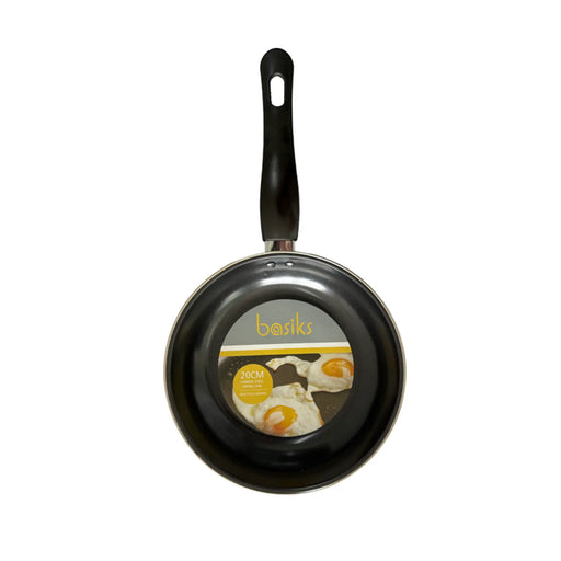 Basiks Carbon Steel Frying Pan Black 20cm
