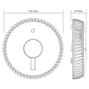 Fire Angel Optical Smoke Alarm With Light