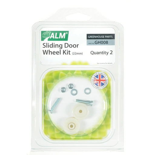 ALM Greenhouse Sliding Door Wheel Kit 22mm