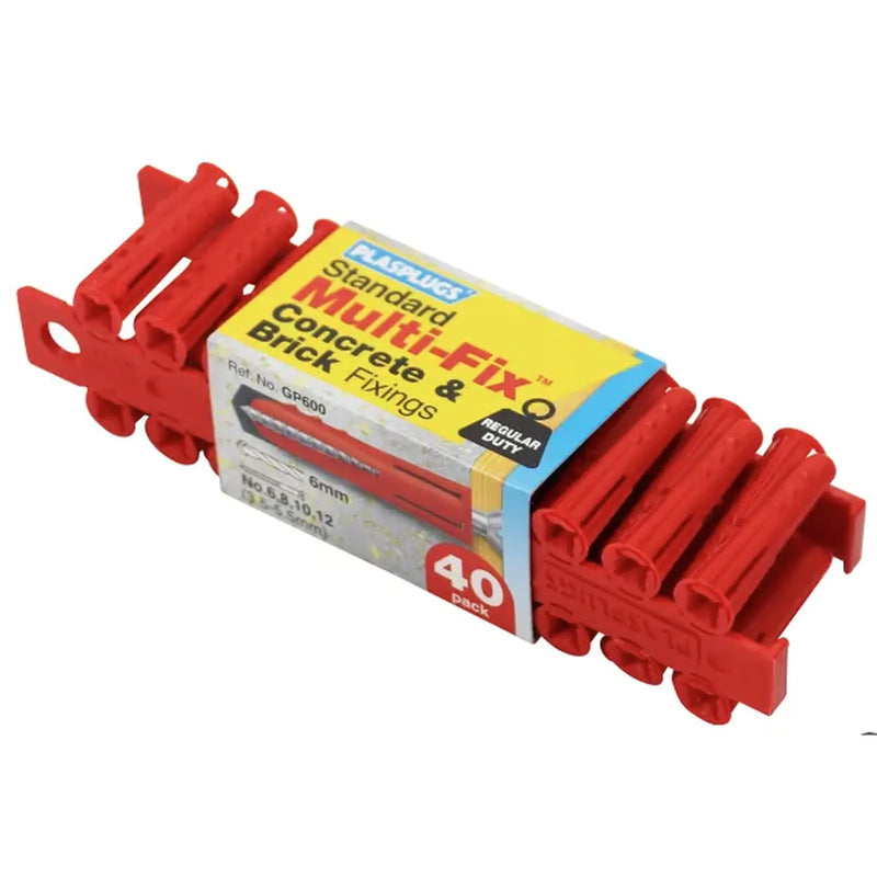Plasplugs Bargain Bin Display Unit - Original General Purpose Fixings 50 packs x 40 plugs