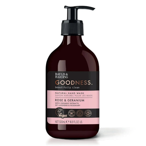 Stax Baylis & Harding Hand Wash 500ml Rose & Geranium