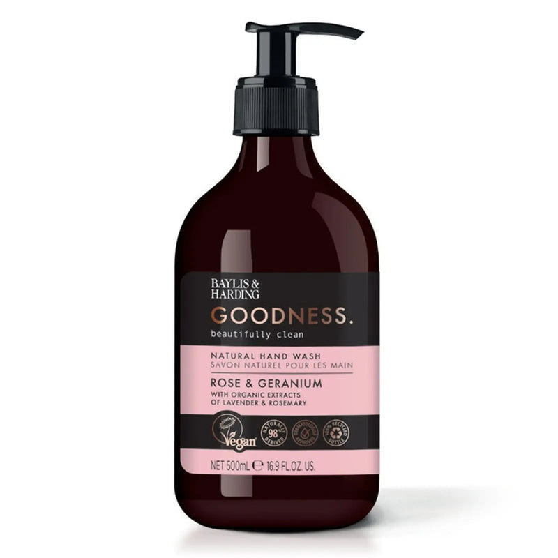 Stax Baylis & Harding Hand Wash 500ml Rose & Geranium