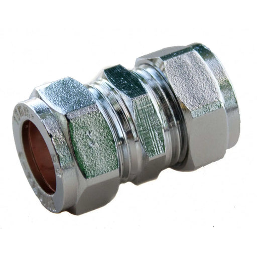 Oracstar Compression Straight Connector 15mm x 15mm Chrome