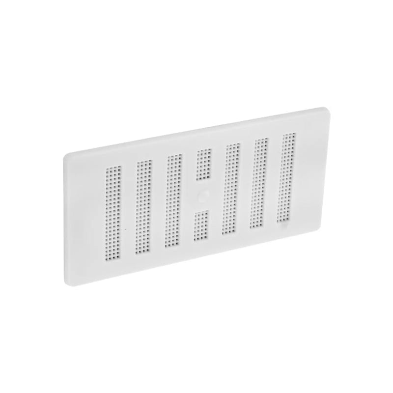 Securit Plastic Hit Miss Vent Whte Fixed Fly 6x3