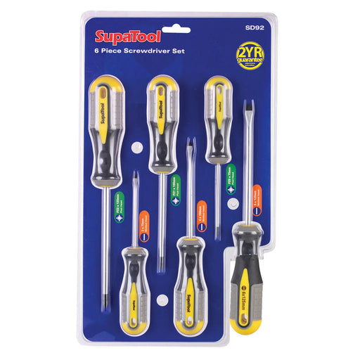 SupaTool Screwdriver Set 6 Piece